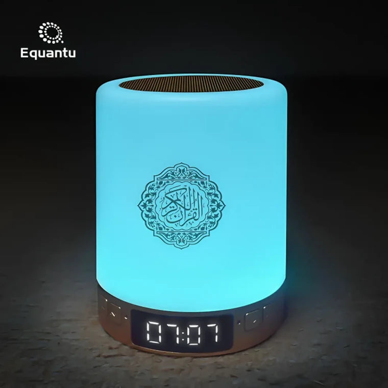 Equantu SQ122 Touch Lamp Azan Clock and Quran Speaker