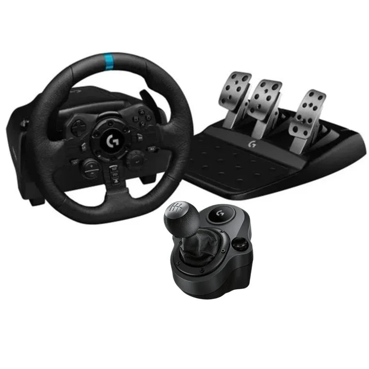 LOGITECH G923 TRUEFORCE Racing wheel for PlayStation 5/4 with Driving Force H-Shifter