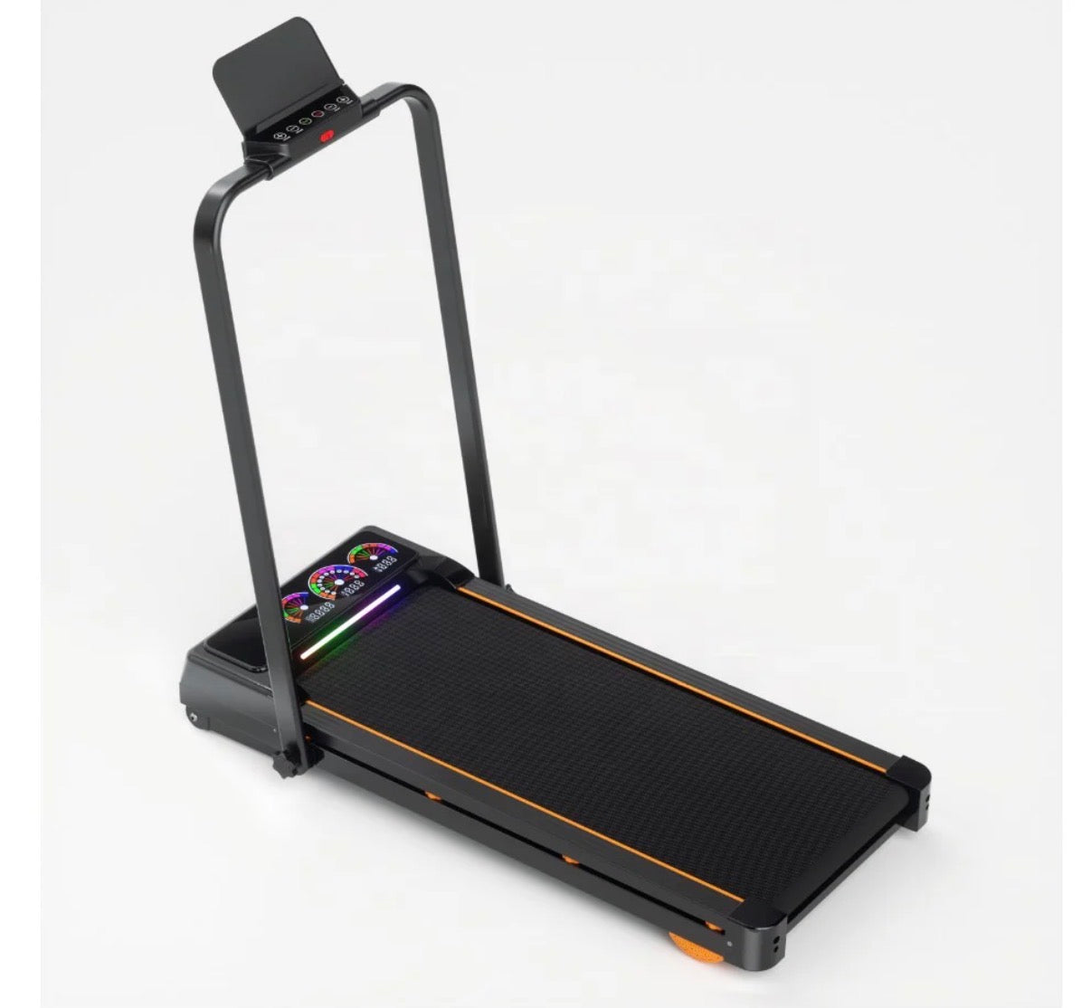 Black Bull 12% Auto Incline Walking Pad Treadmill With Handrail And Bluetooth