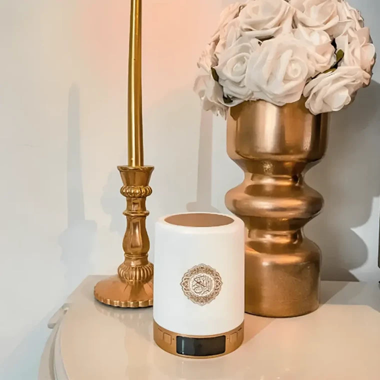 Equantu SQ122 Touch Lamp Azan Clock and Quran Speaker