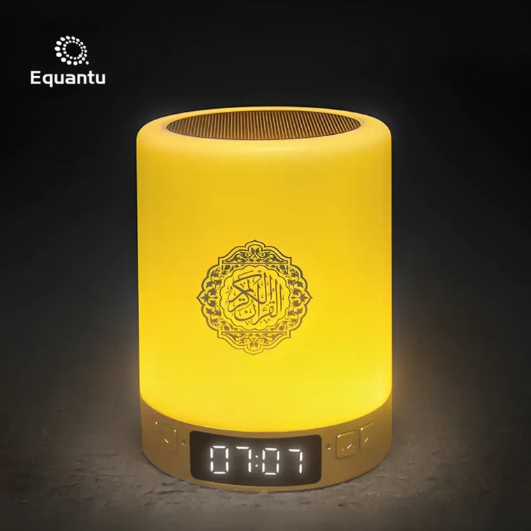 Equantu SQ122 Touch Lamp Azan Clock and Quran Speaker