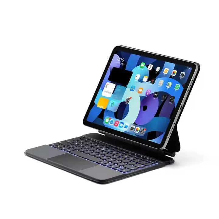 Magic Keyboard for iPad (Arabic English Keyboard) لوحة مفاتيح مغناطيسية لجهاز iPad (عربي إنجليزي) - TQ STORE