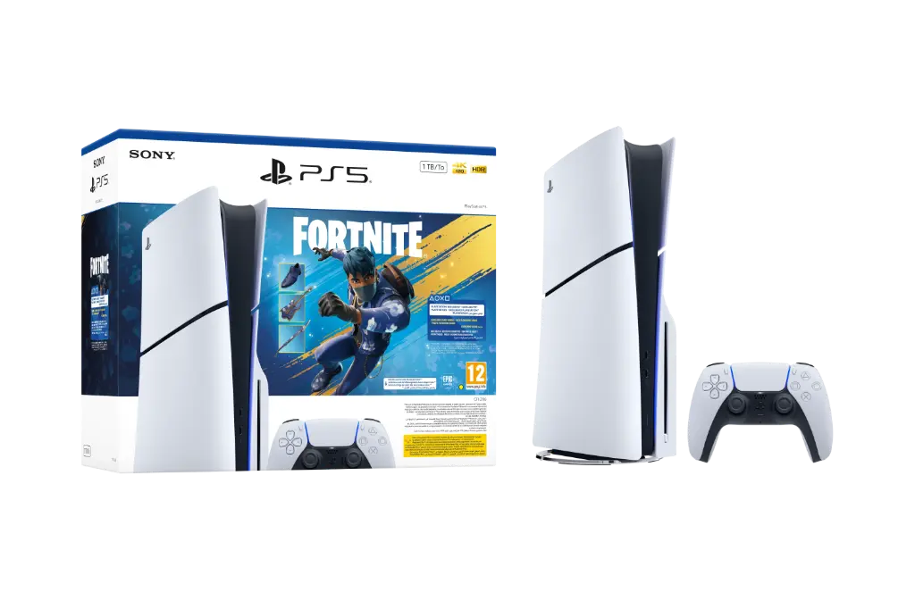 Sony PS5 Slim Disc Console 1TB – Fortnite Flowering Chaos Bundle – Kuwait