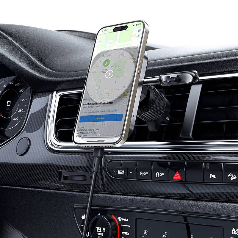 ACEFAST D18 in-car 2-in-1 Mobile And Iwatch Wireless Charging Car Holder. - TQ STORE