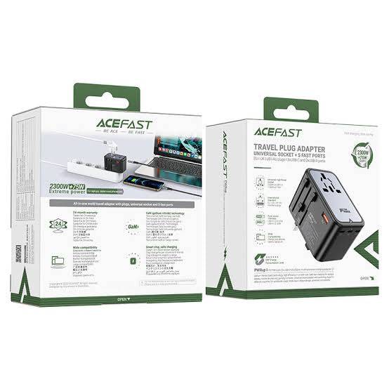 ACEFAST Z1 PD75W GaN Travel Charging Adapter - TQ STORE