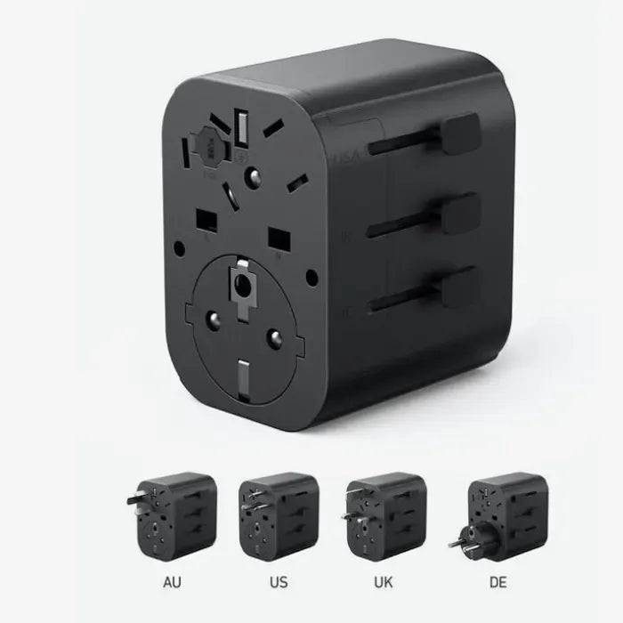ANKER 312 OUTLET EXTENDER 30W WITH 3 USB PORTS - BLACK - TQ STORE