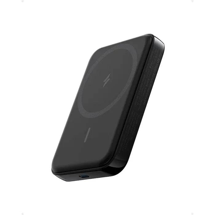 ANKER 321 MAGGO BATTERY (POWERCORE 5K) 5,000MAH MAGNETIC WIRELESS PORTABLE CHARGER - BLACK - TQ STORE