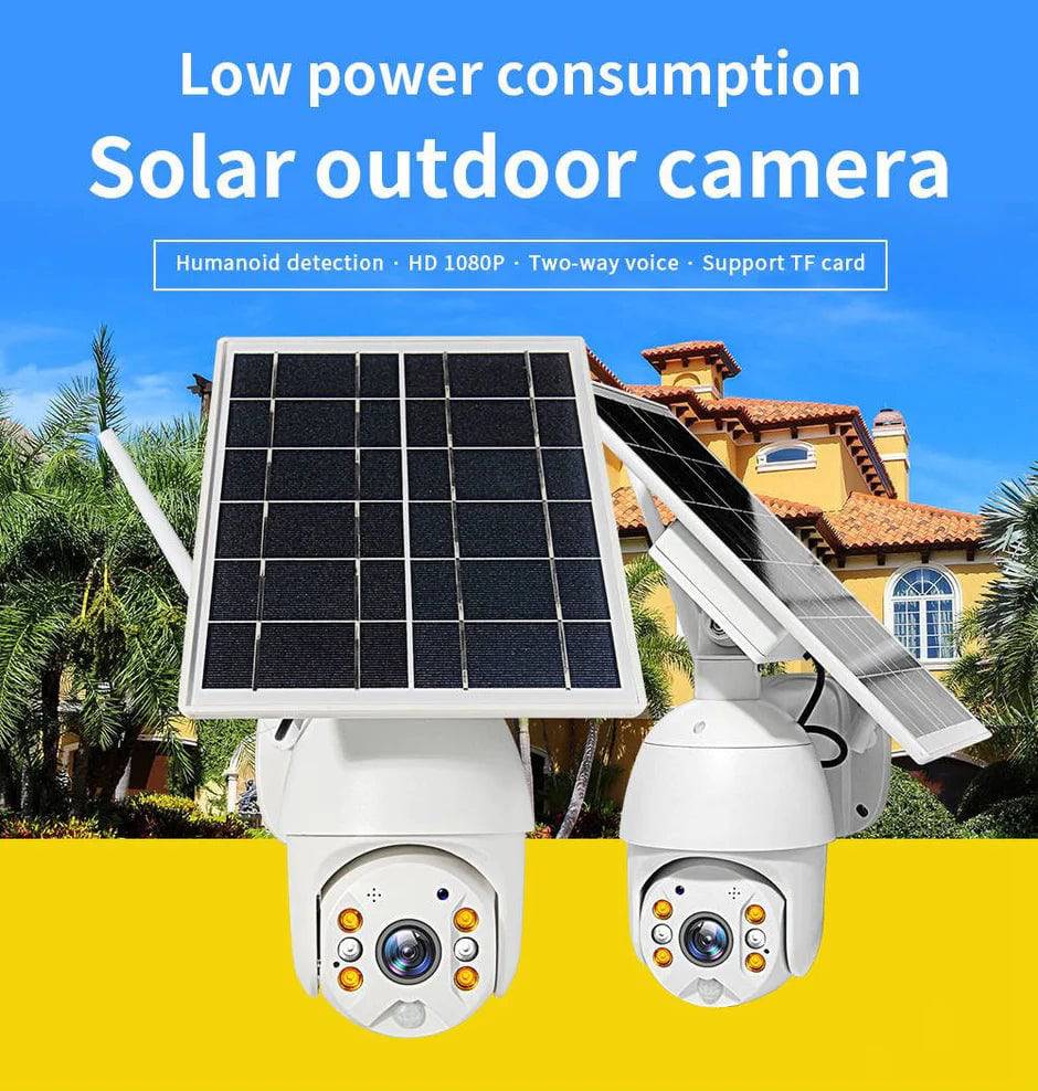 CRONY RBX-S10 Low power 4G solar camera 5mp 1080P. كاميرا مراقبة وانذار تعمل على الطاقة الشمسية من كروني - TQ STORE