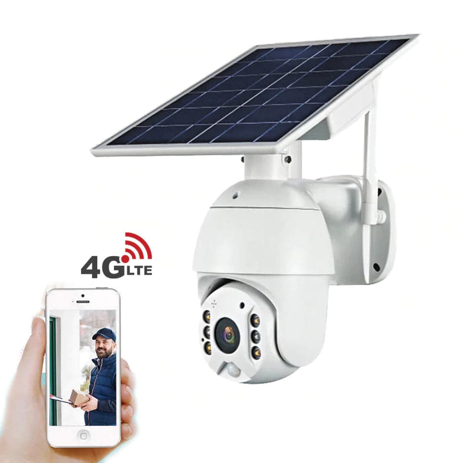 CRONY RBX-S10 Low power 4G solar camera 5mp 1080P. كاميرا مراقبة وانذار تعمل على الطاقة الشمسية من كروني - TQ STORE