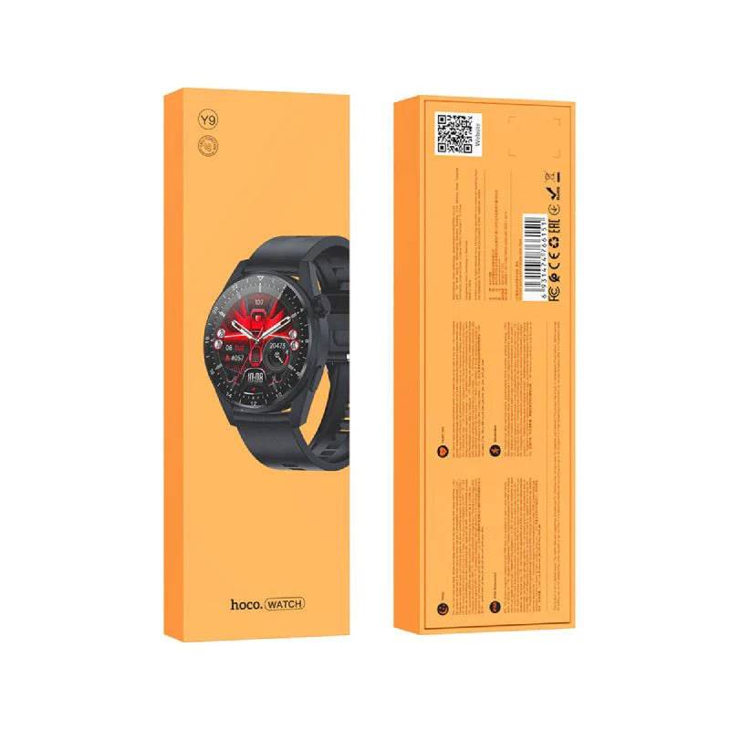 Hoco Smart sports watch Y9 call version - Black - TQ STORE