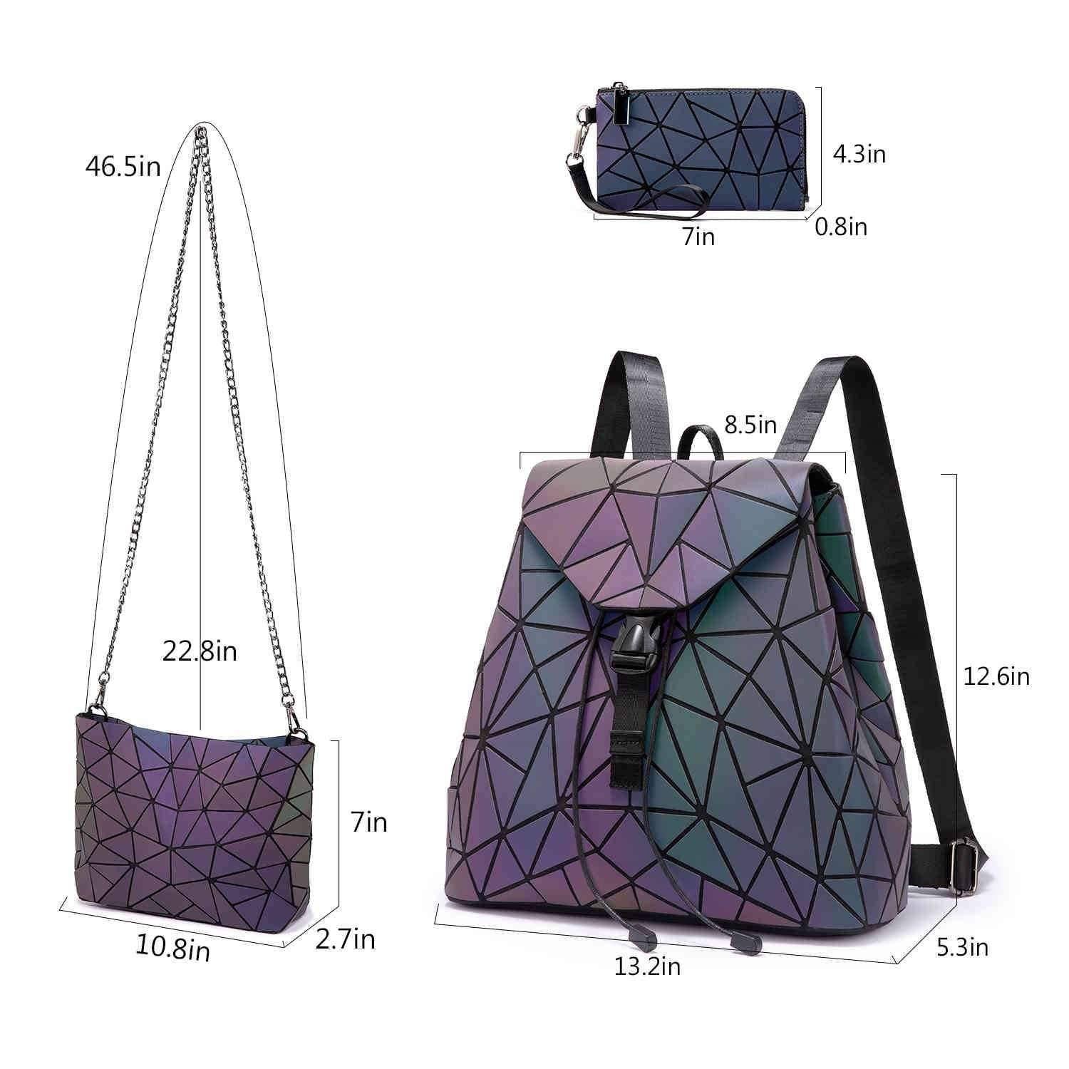 Lovevook Geometric Luminous 3 Pcs Set - TQ STORE