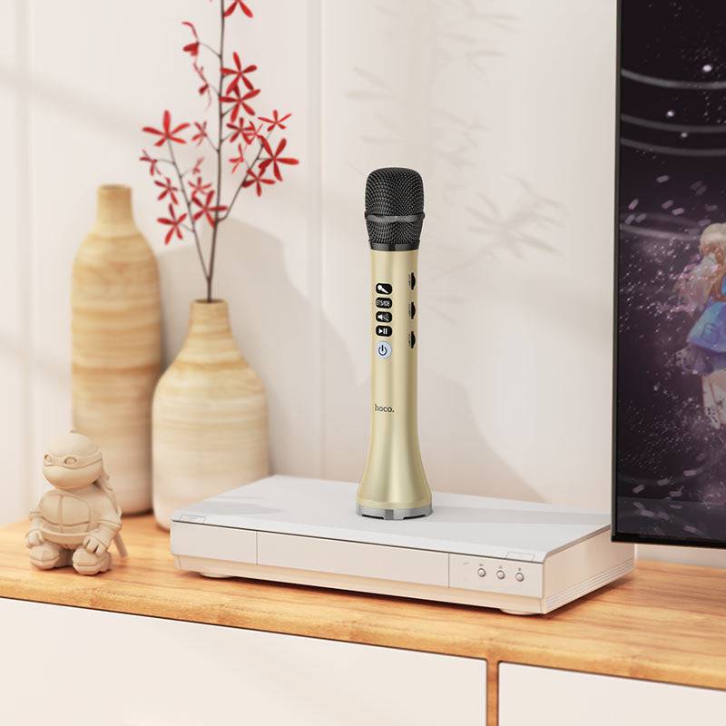 Microphone Bk9 Singing Wireless Karaoke Mic - TQ STORE