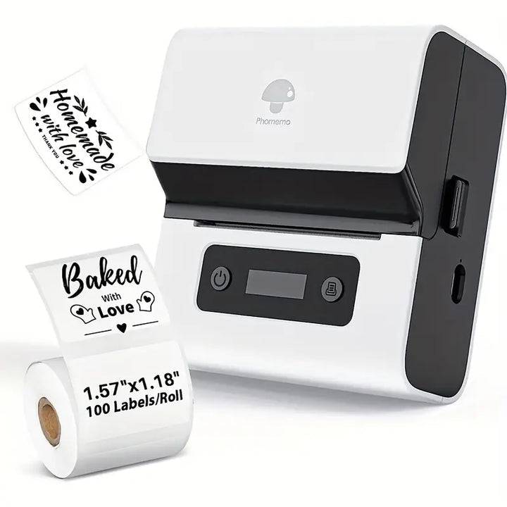 Phomemo M221 Bluetooth thermal label printer / Black and White - TQ STORE