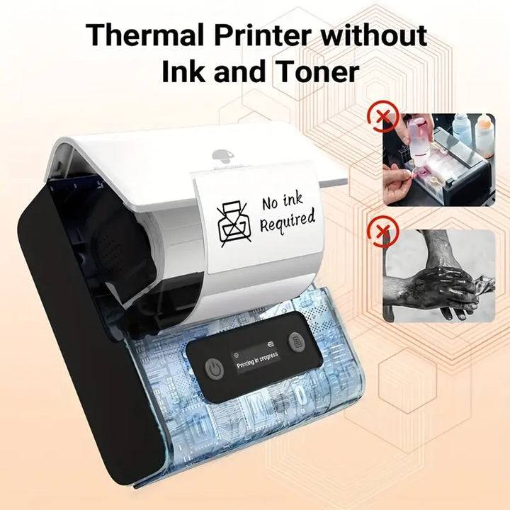 Phomemo M221 Bluetooth thermal label printer / Black and White - TQ STORE