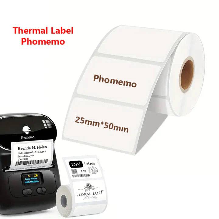 Phomemo Thermal Label 25mm*30mm*150Pcs - TQ STORE