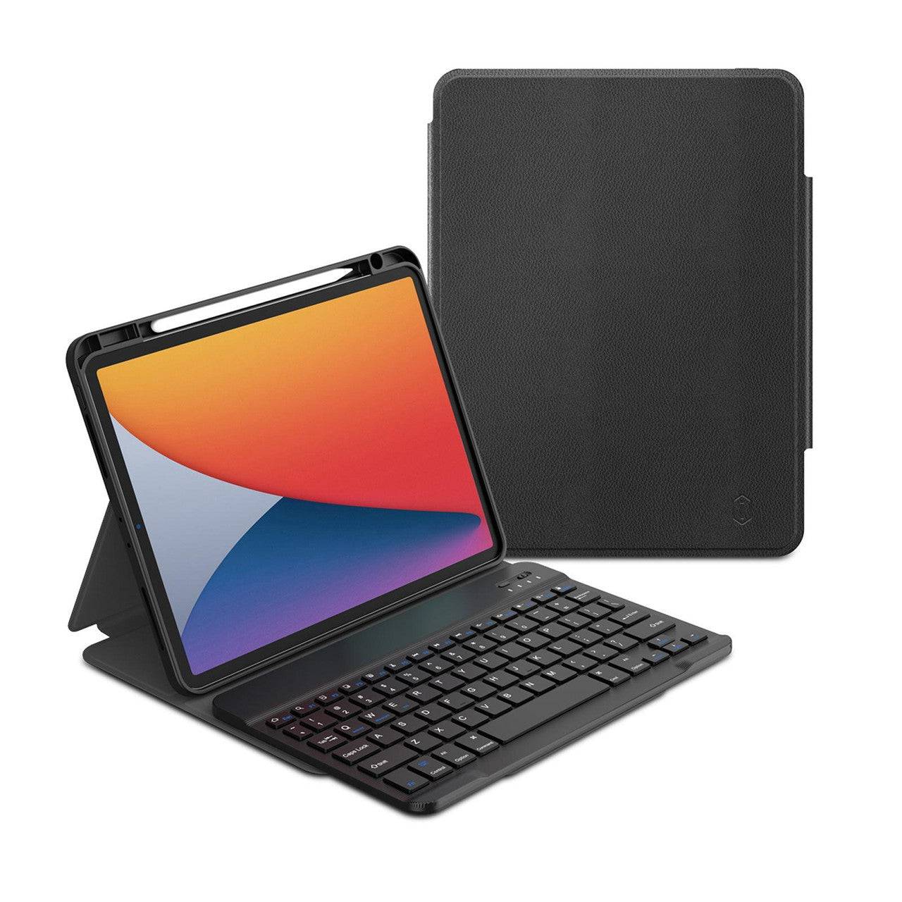 WiWU Skin Feel Magnetic Detachable Keyboard Tablet Case(Black) For iPad Pro 11 inch 2024 (Arabic English) - TQ STORE