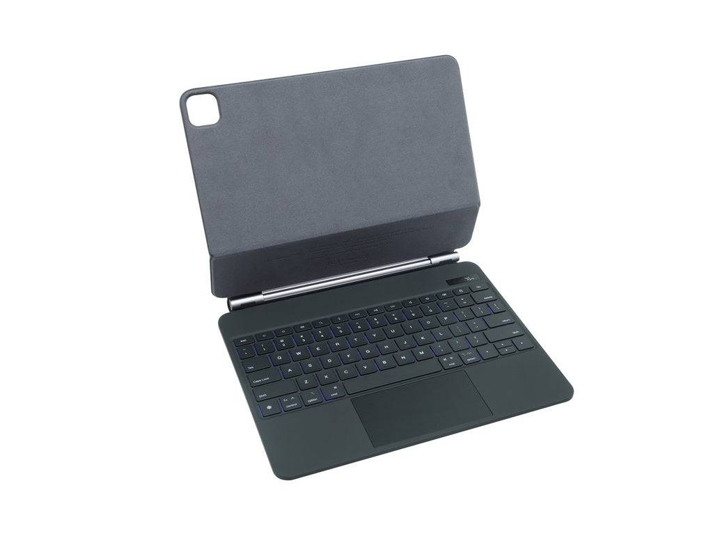 SIA Arabic layout Magic keyboard case with LED power display for iPad with Backlight - Black - TQ STORE