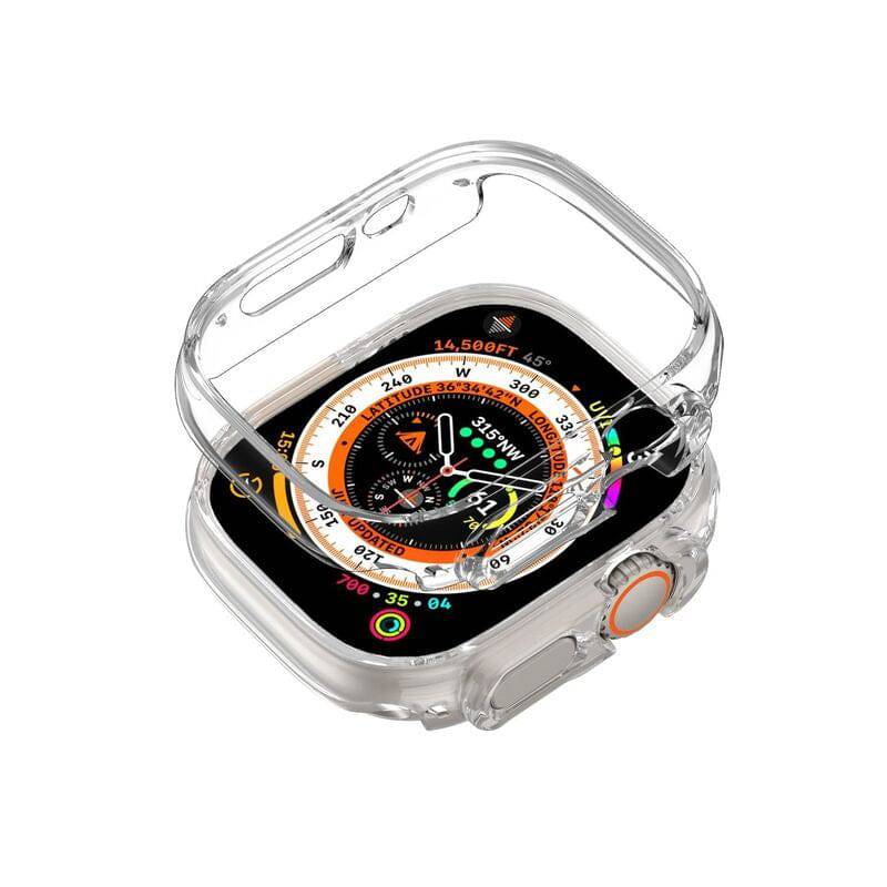 Apple Watch Full Protection TPU Case Cover 49 mm - Transparent