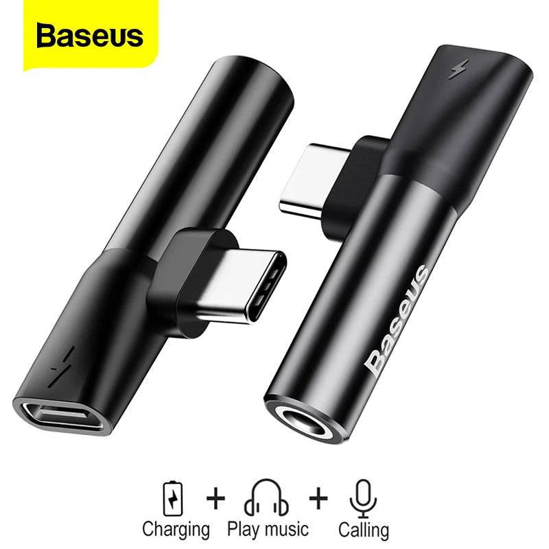 Baseus L41 Type C to Type C + Audio Converter - TQ STORE