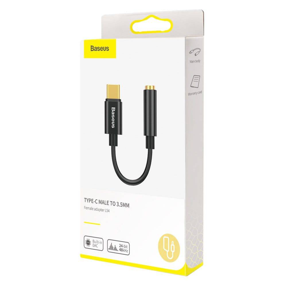 Baseus L54 Type-C Male to 3.5mm Adapter - TQ STORE