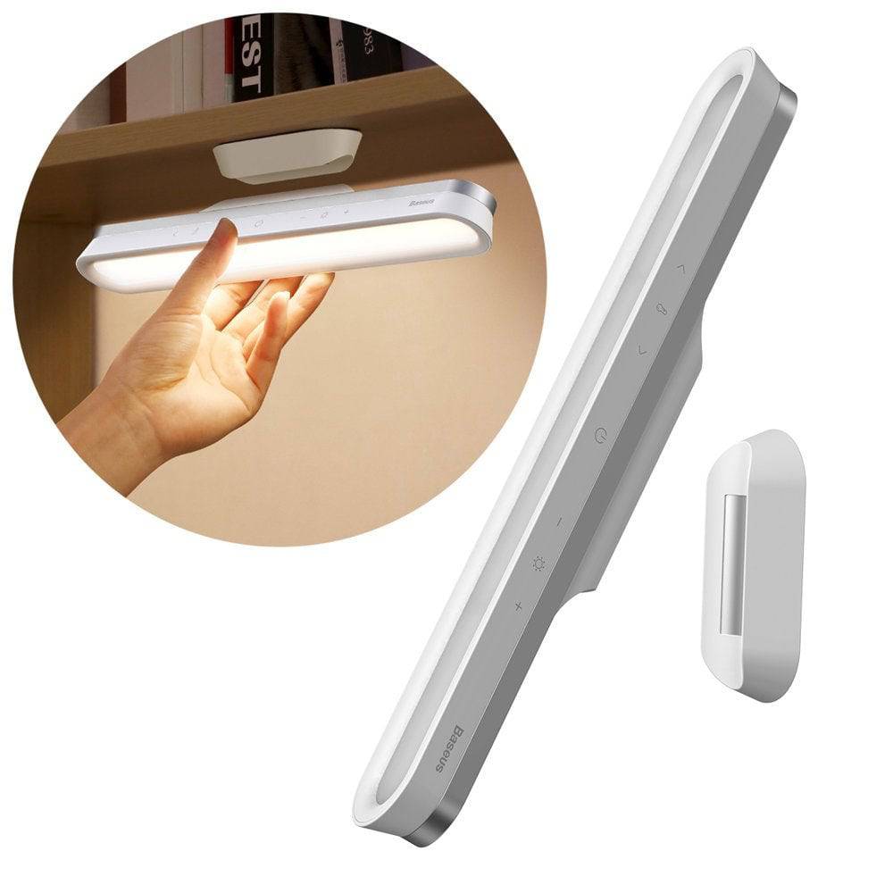 Baseus magnetic LED bedside lamp lamp for home kitchen room white (DGXC-02) - TQ STORE
