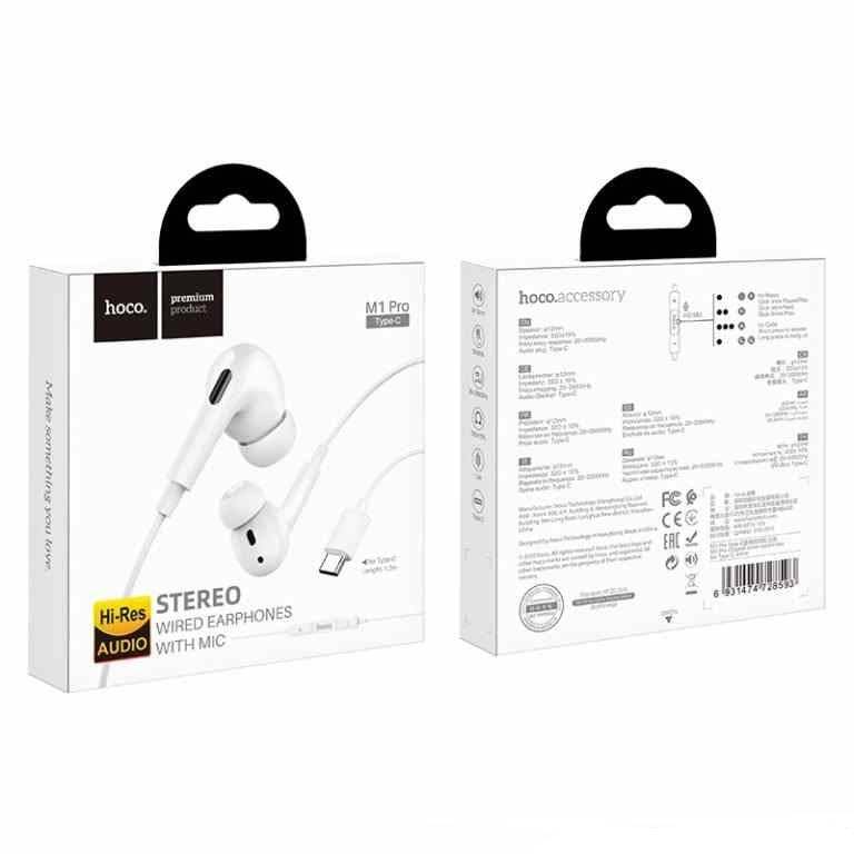Hoco M1Pro Original Series Wired Earphones Type-C - TQ STORE