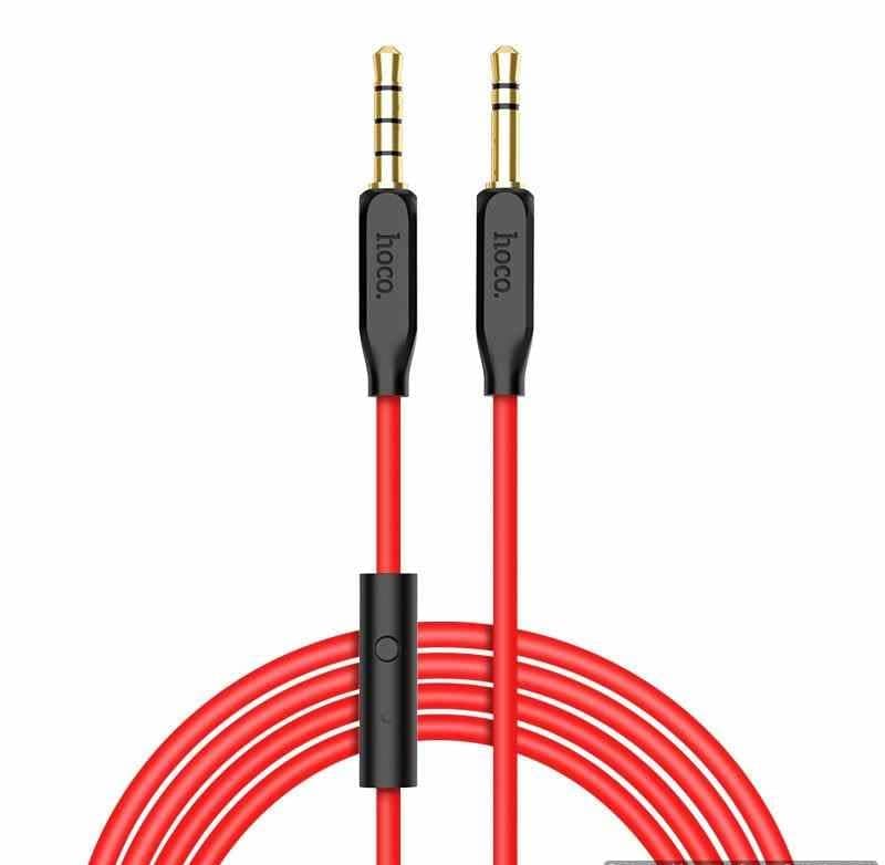 Hoco UPA12 3.5mm to 3.5mm Audio AUX with microphone Cable - TQ STORE