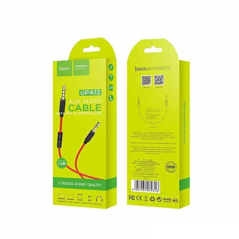Hoco UPA12 3.5mm to 3.5mm Audio AUX with microphone Cable