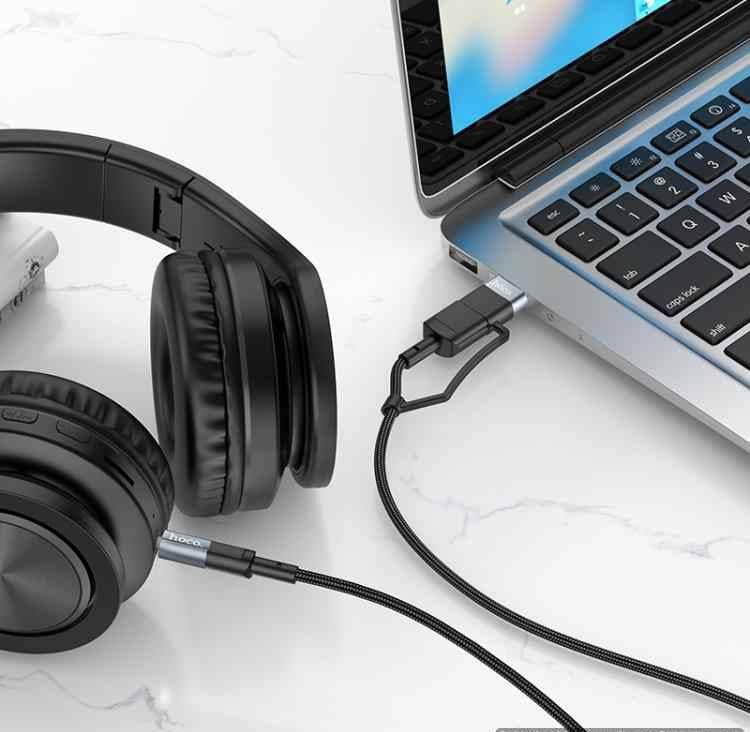 hoco UPA23 2 in 1 Type-C+USB Digital Audio Conversion Cable - TQ STORE