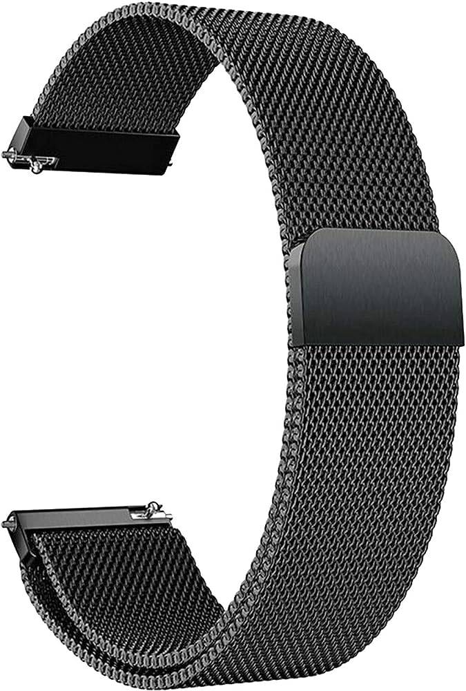 Huawei Watch Strap Magnetic Loop 20mm Black Colour - TQ STORE