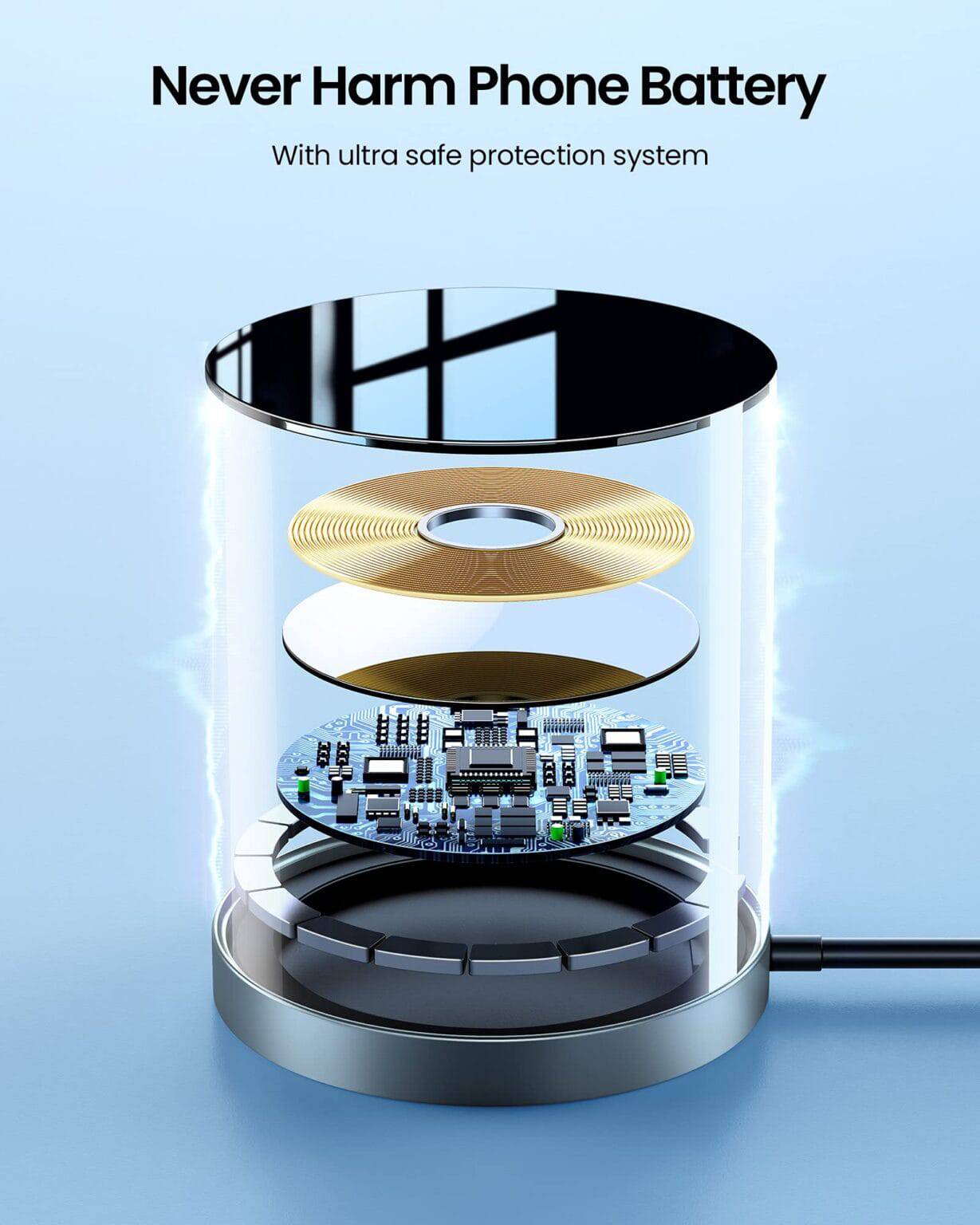 Mcdodo 15W Magnetic Fast Wireless Charging Pad Magnet Phone Charger – CH-2330 - TQ STORE