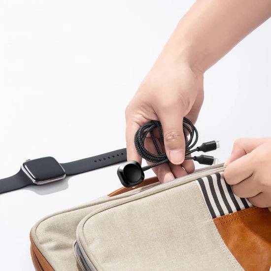 Mcdodo 29W 2in 1 Magnetic Apple Watch & Type-C To Lightning Wireless Charger 1.5m – Black CH-2980 - TQ STORE