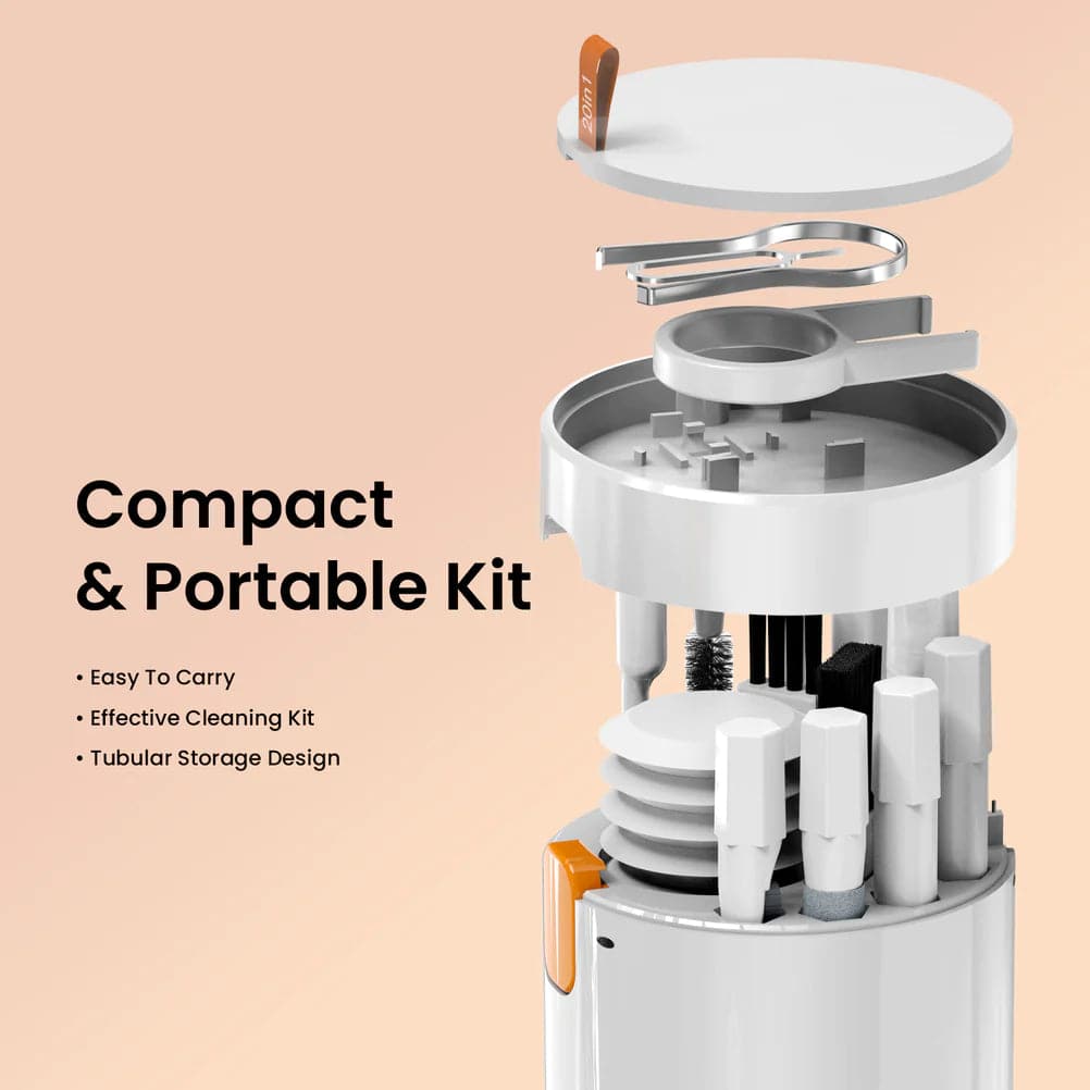 Multifunctional Cleaning Kit 20 Cleaning Tools In One Kit For Cleaning Mobile Phones And Computers - TQ STORE