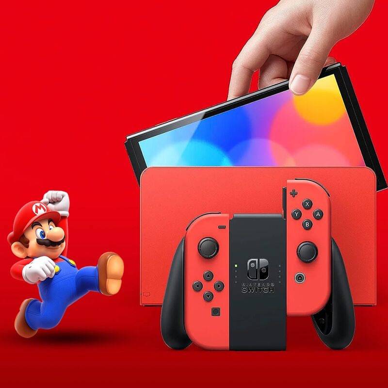 Nintendo Switch OLED Model - Mario Red Edition - TQ STORE