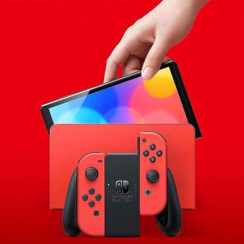 Nintendo Switch OLED Model - Mario Red Edition - TQ STORE