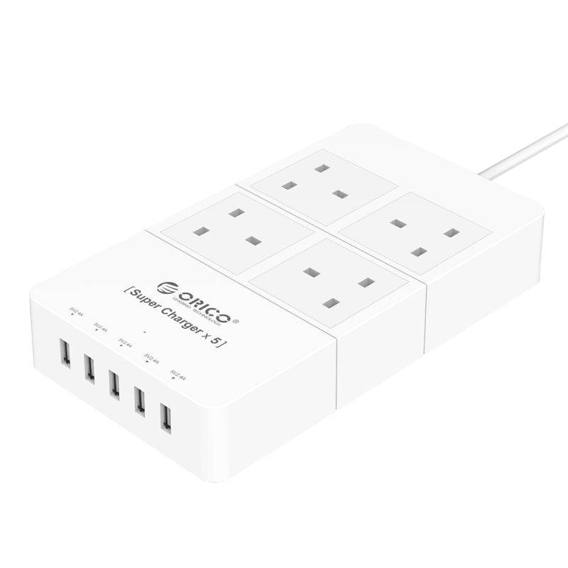 ORICO 4 AC OUTLETS AND 5 USB CHARGER SURGE PROTECTOR - TQ STORE