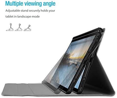 PU Leather Smart Cover with Magnetically Detachable Bluetooth Keyboard for Samsung - TQ STORE