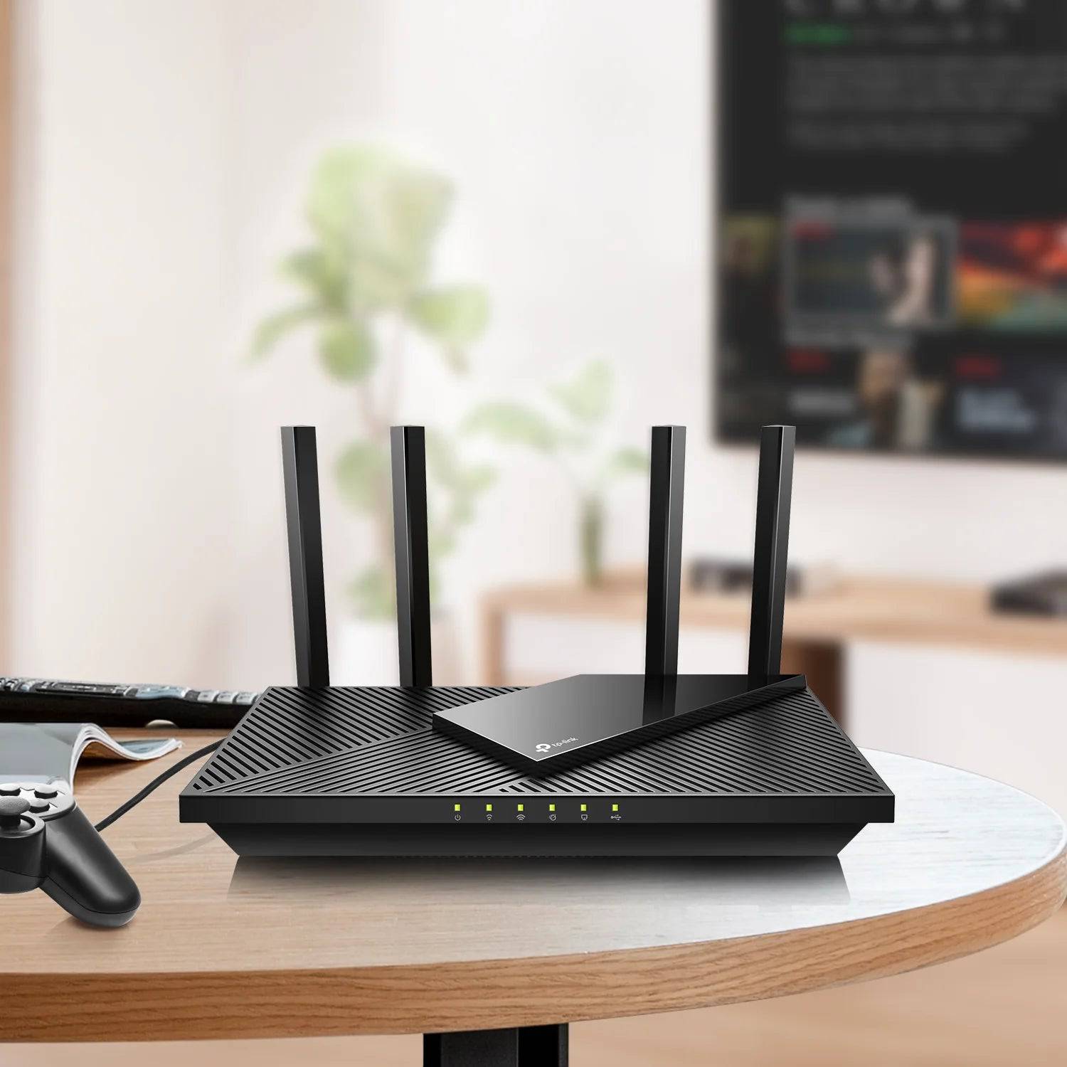 TP-Link Archer AX3000 Wireless Modem Router, Wi-Fi 6, Dual-Band, Archer AX55 – Black - TQ STORE