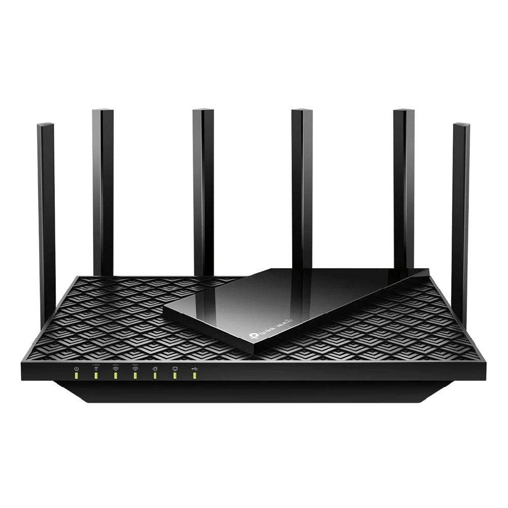 TP-LINK Wireless Router, Wi-Fi 6E, Tri-Band, AXE5400 - Black - TQ STORE