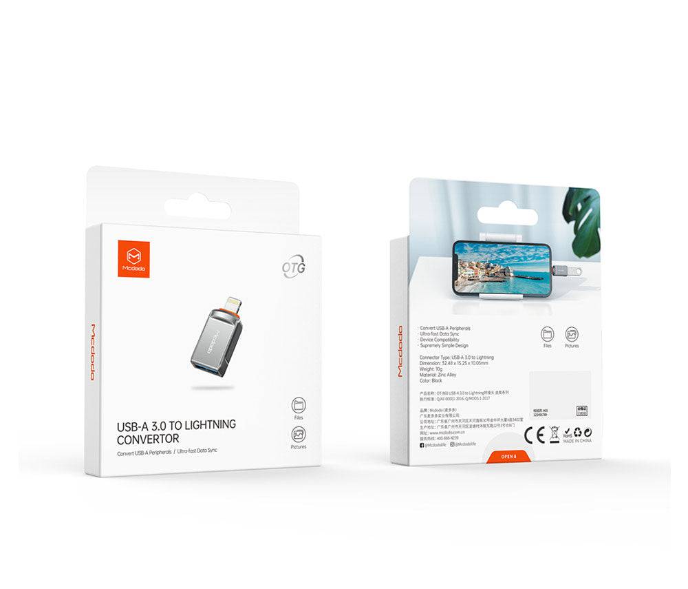 Mcdodo OTG USB-A 3.0 To Lightning Adapter OT-8600 - TQ STORE