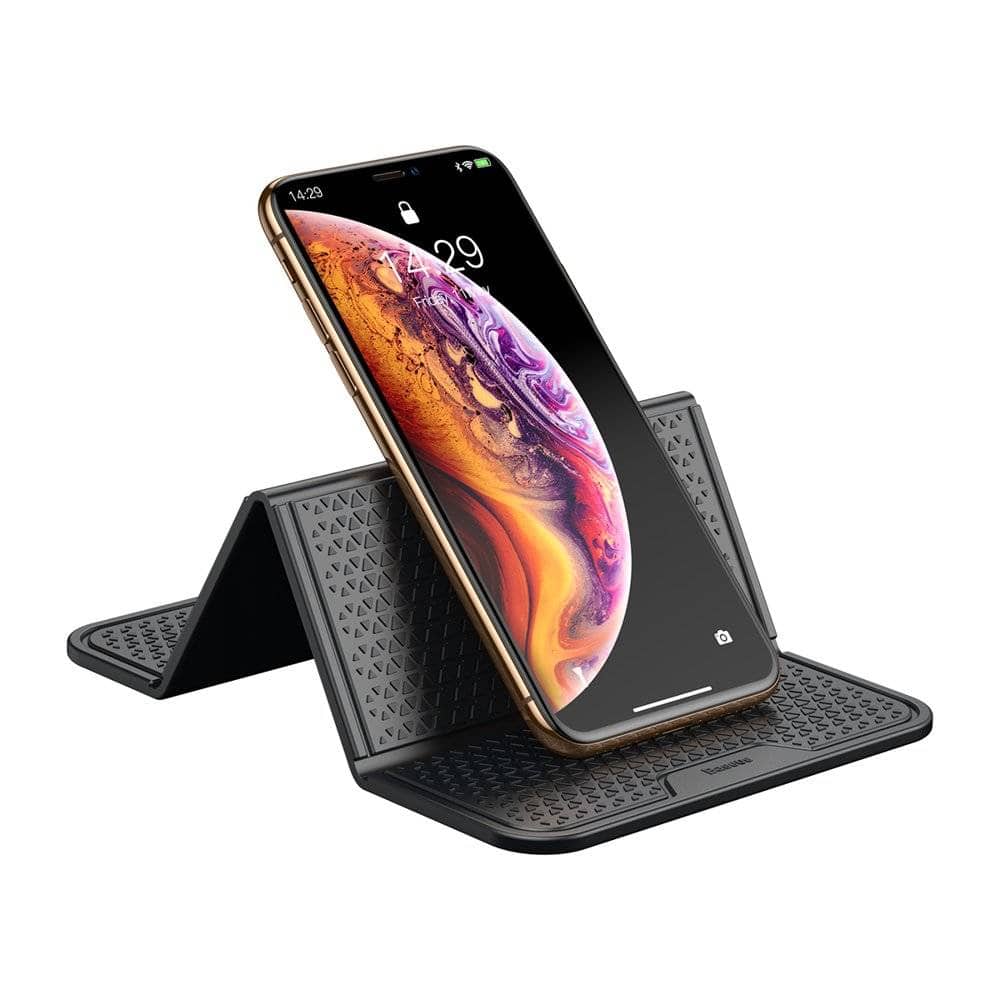 Baseus Folding Bracket Antiskid Pad Self-adhesive Holder Nanopad black (SUWNT-01) - TQ STORE