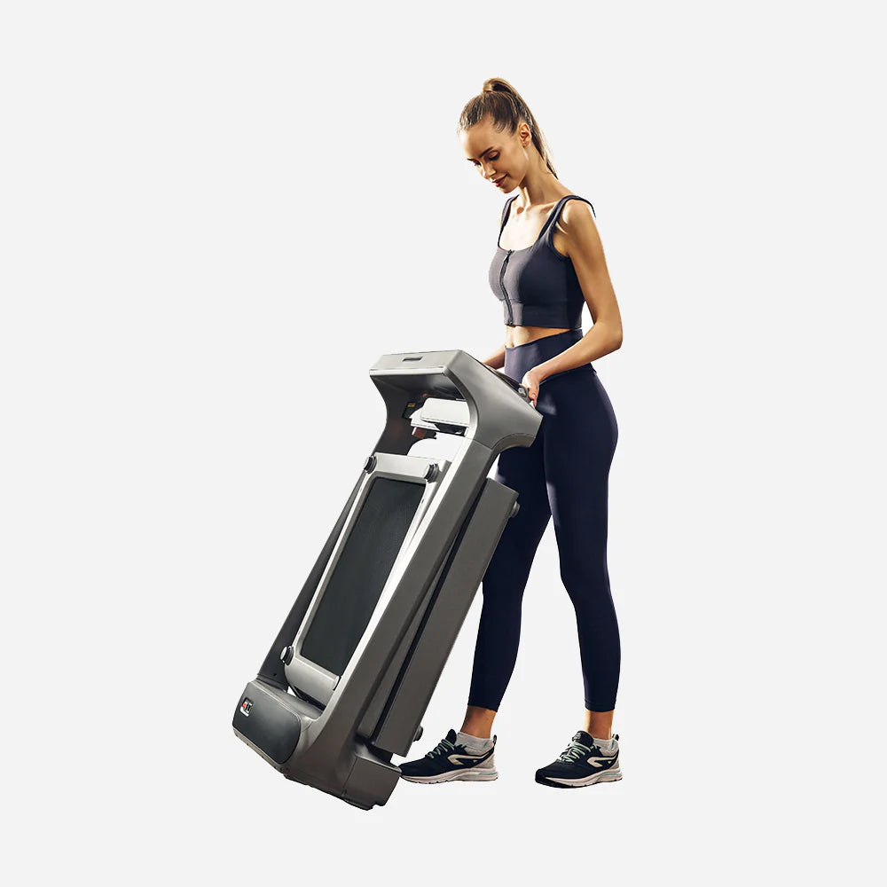 KingSmith Foldable Treadmill X218 With Max Speed 16km/h With 1.75 Brushless Motor with side Armrest