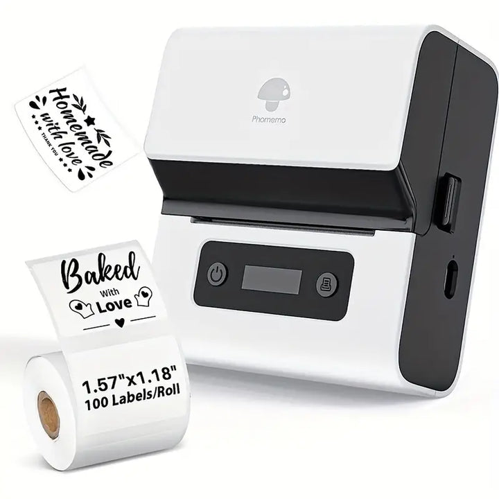 Phomemo M221 Bluetooth thermal label printer / Black and White