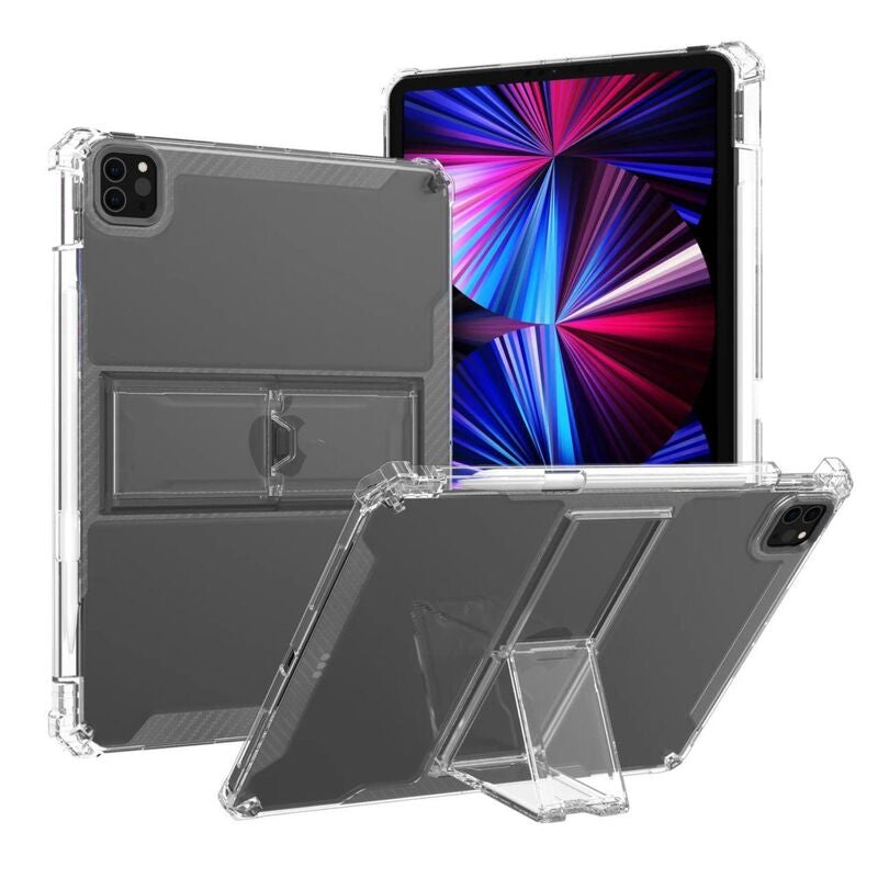 Transparent Cover with Built in Stand for iPad