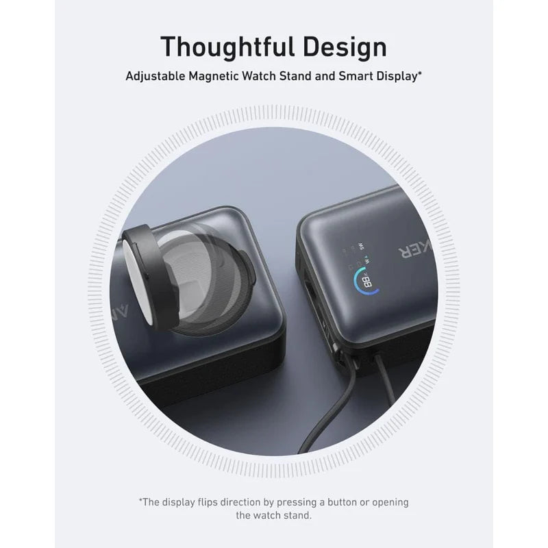 Anker Maggo Power Bank 10K 35W For Apple Watch Built-In Usb-C – Black - TQ STORE