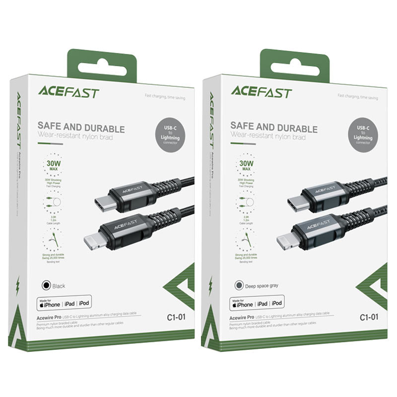 Acefast C1-01 Charging Data Cable USB-C to Lightning