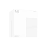 The PS5 Pro 30th Anniversary Bundle – PlayStation 5 (Buy in Kuwait) features a white Limited Edition box with subtle gray designs, the PlayStation and Sony logos, and a minimalist image of the PS5 Pro on the front.