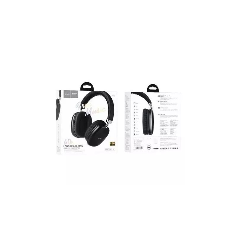 HOCO W35 Wireless Headphones - Black