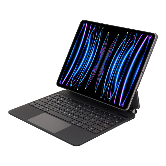 Levelo AeroBoard Saffanio Leather Wireless Keyboard For iPad Pro 12.9" (2022) ايباد برو ١٢.٩ انش and iPad Air 13 inch (2024) ايباد اير ١٣ انش ٢٠٢٤