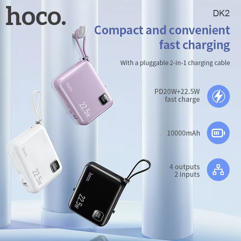 Hoco DK2 PD20W+22.5W Fast Charging Powerbank 10000mAh